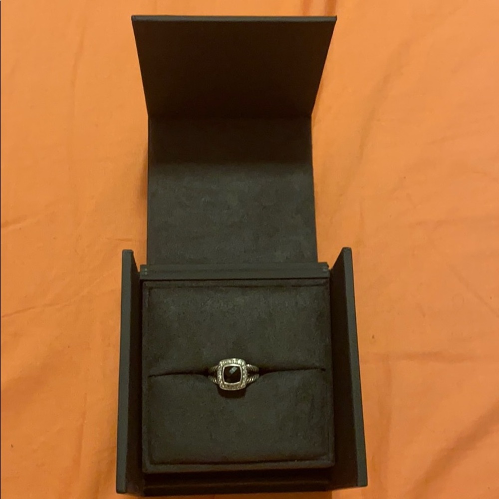 David Yurman Onyx Petite Albion Ring
